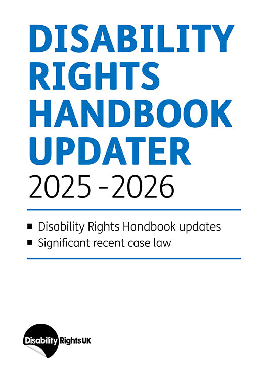 Disability Rights Handbook 20242025 Disability Rights UK
