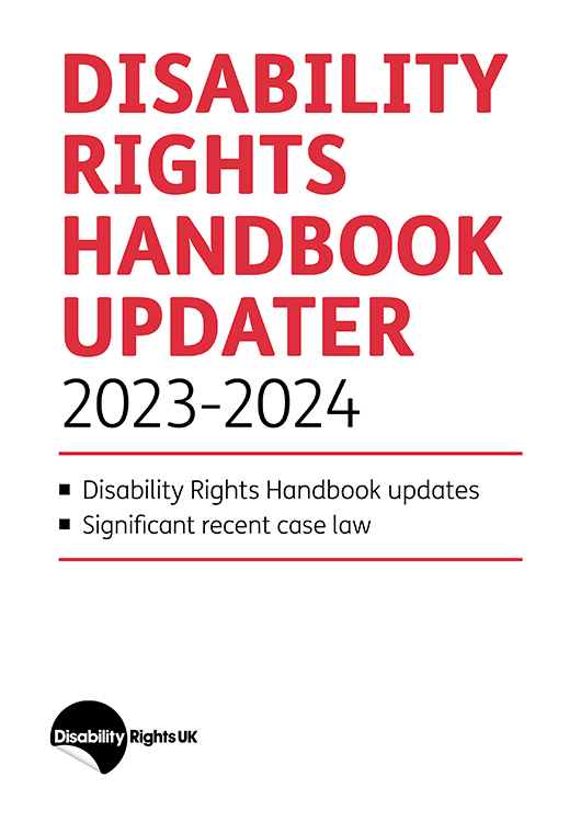 Disability Rights Handbook 2023-2024 – Disability Rights UK